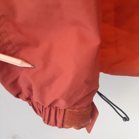 LL Bean Vtg Outdoor Polyester Winter Jacket Orange Gray Men's M OWV93 - Picture 12 of 16